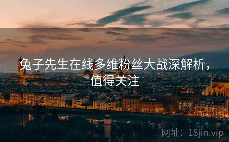 兔子先生在线多维粉丝大战深解析，值得关注
