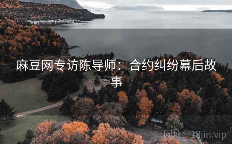 麻豆网专访陈导师：合约纠纷幕后故事
