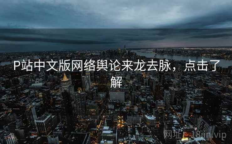 P站中文版网络舆论来龙去脉，点击了解