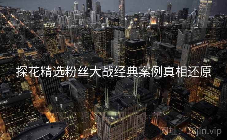 探花精选粉丝大战经典案例真相还原