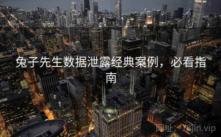 兔子先生数据泄露经典案例，必看指南