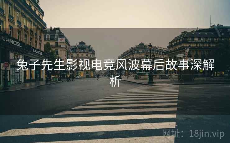 兔子先生影视电竞风波幕后故事深解析